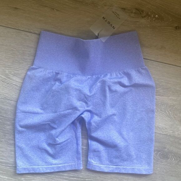 NVGTN‎ PRO SHORTS HEATHER BLUE/PURPLE S (LAVENDER COLOR) NWT IN PKG - Picture 4 of 7
